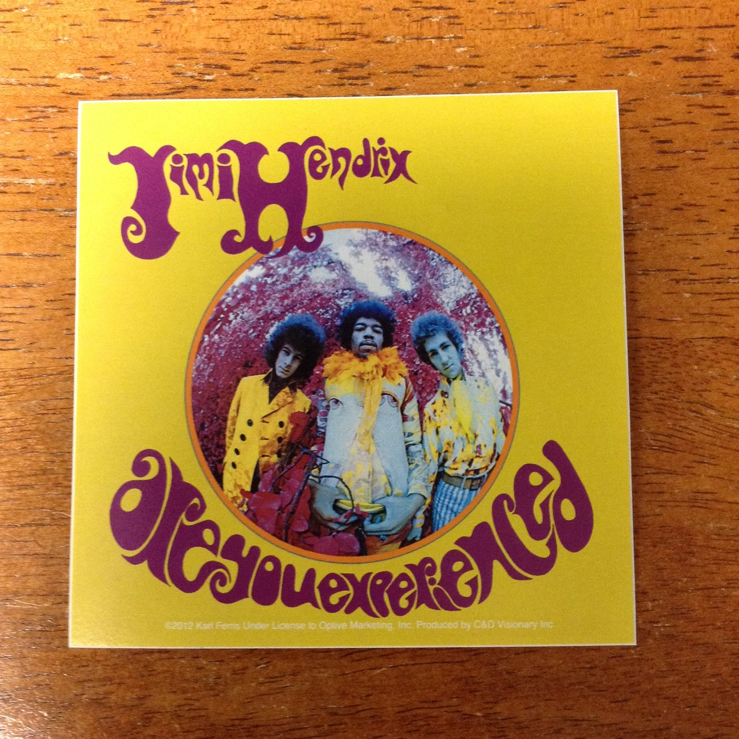 Jimi Hendrix Experienced Sticker - HalfMoonMusic