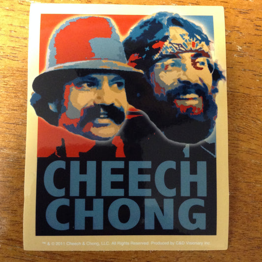 Cheech And Chong Sticker - HalfMoonMusic