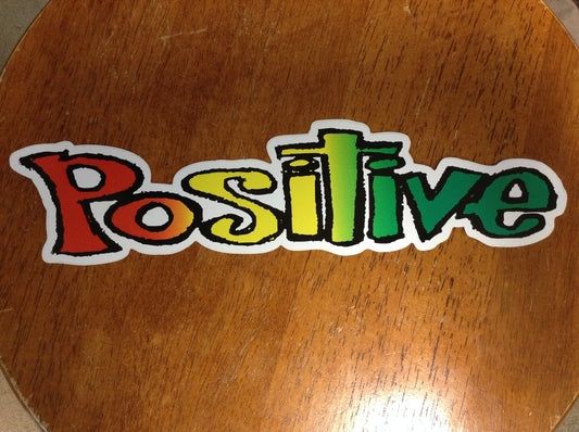 Rasta Positive Bumper Sticker - HalfMoonMusic
