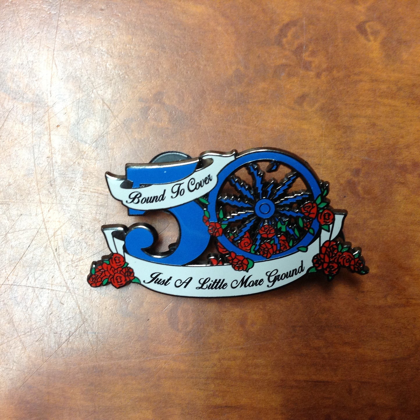 Grateful Dead 50th Anniversary Wheel Hat Pins - HalfMoonMusic