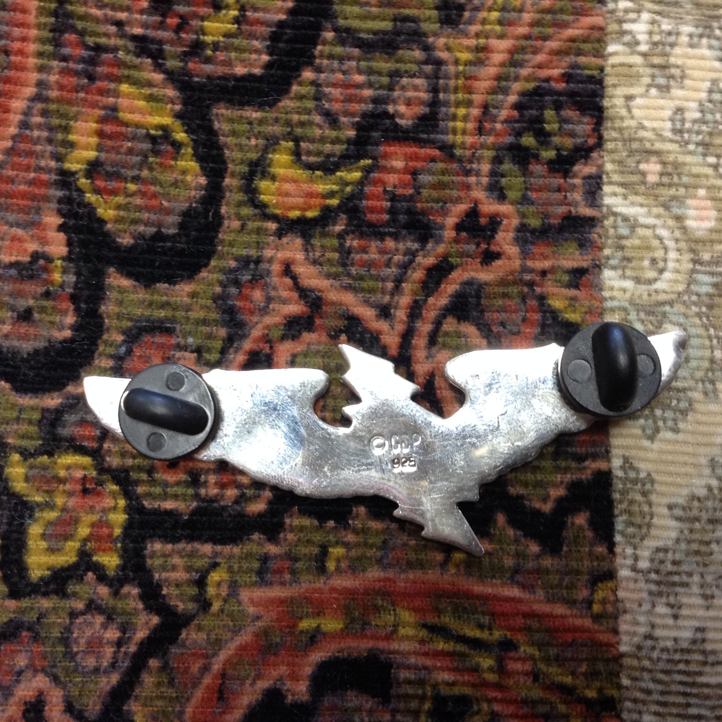 Grateful Dead Bolt Wings Silver Hat Pin - HalfMoonMusic