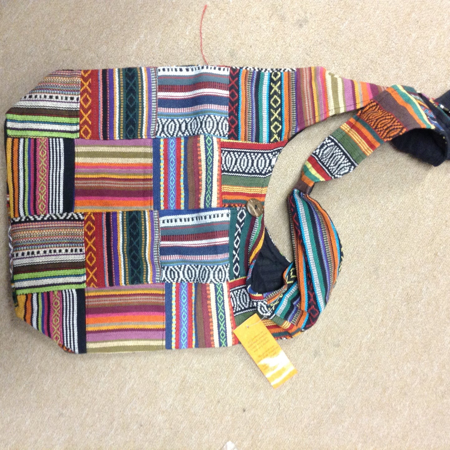 Patchwork Purse Tribal print - HalfMoonMusic