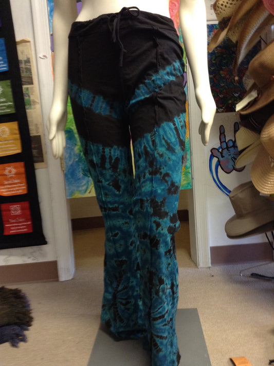 Tie-Dye cotton Pants - HalfMoonMusic