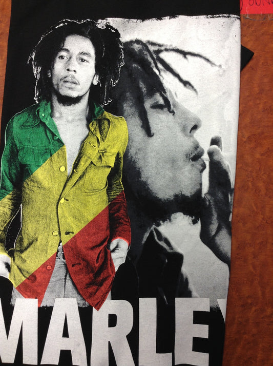 Mens Bob Marley Rasta Shirt T-shirt - HalfMoonMusic