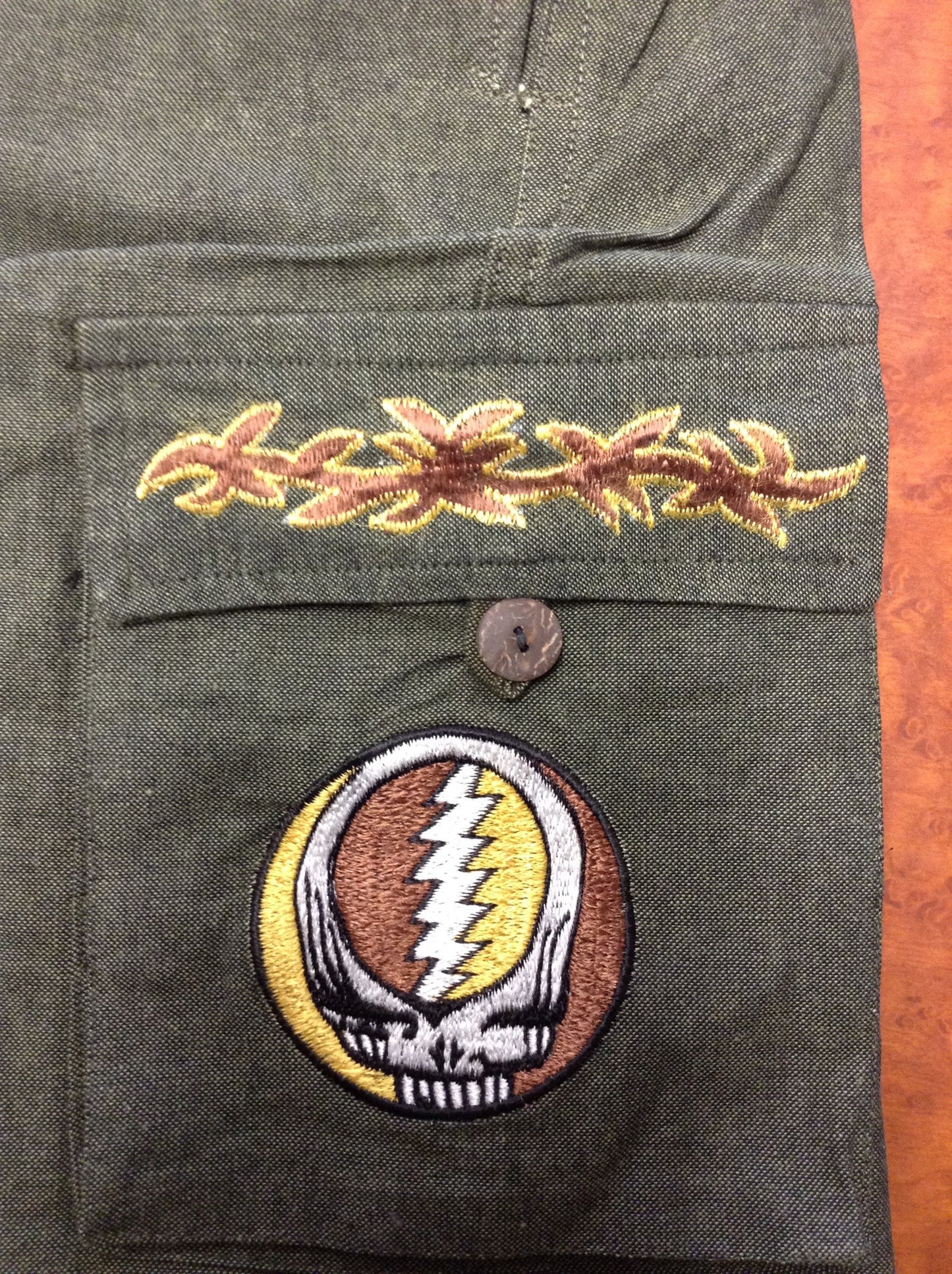 Men's Grateful Dead SYF Cargo Shorts - HalfMoonMusic