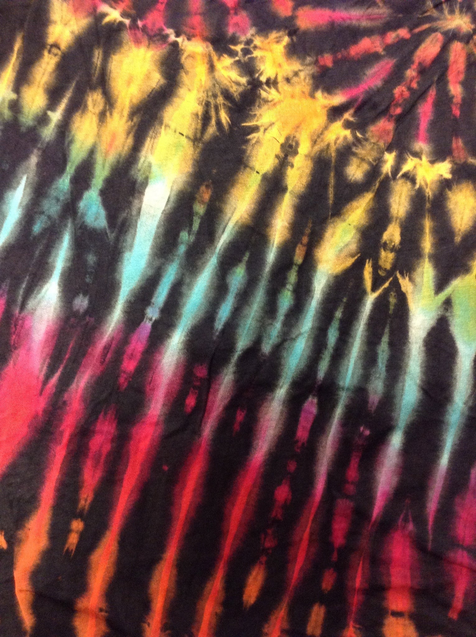 Tie Dye Fringe Jacket - HalfMoonMusic