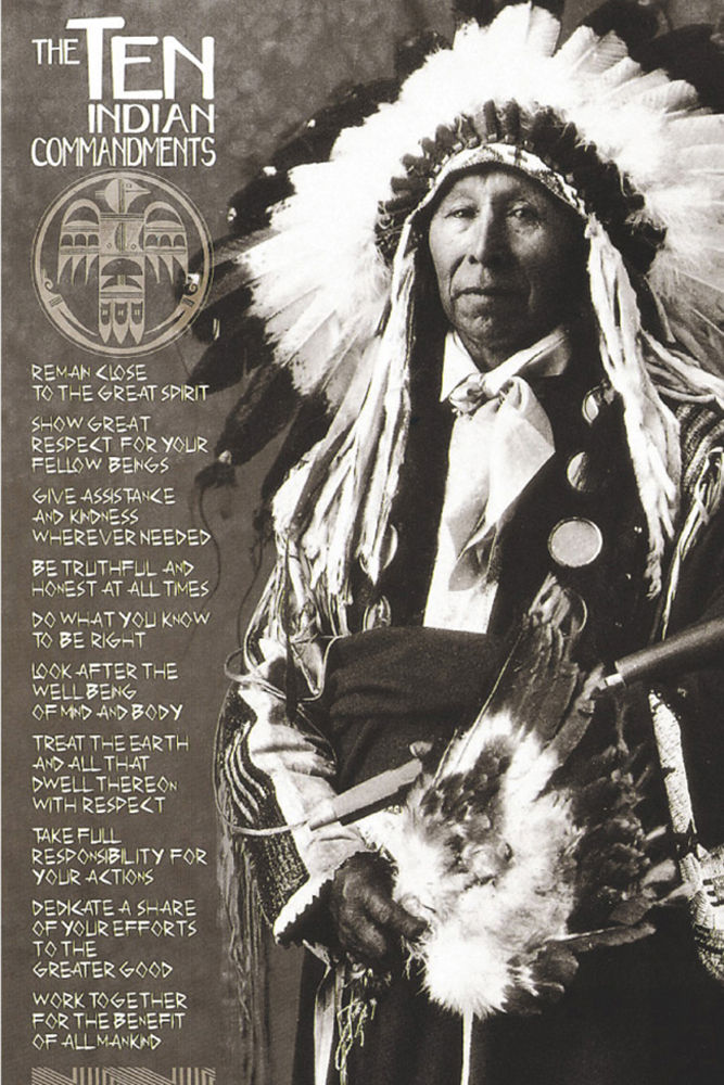 Indian 10 Commandments Poster - HalfMoonMusic