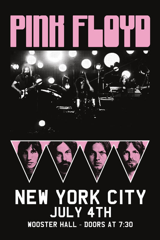 Pink Floyd NYC Billing Poster - HalfMoonMusic