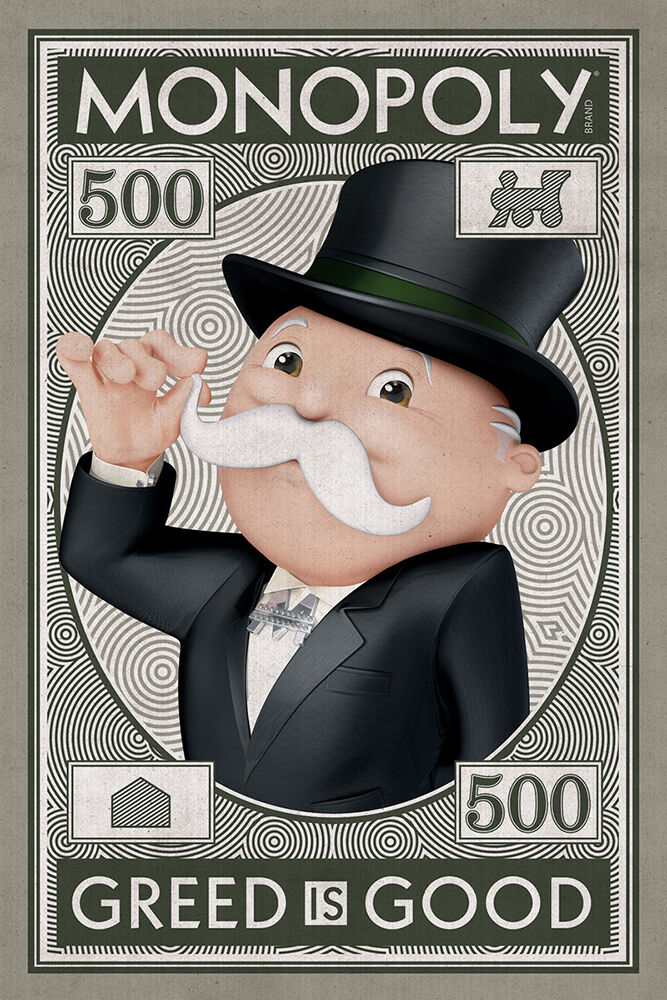 Monopoly Money Poster - HalfMoonMusic