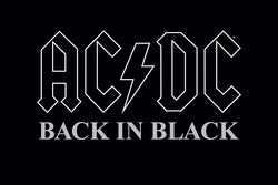 AC/DC Back In Black Poster - HalfMoonMusic