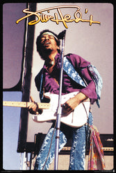 Jimi Hendrix Rock Poster - HalfMoonMusic