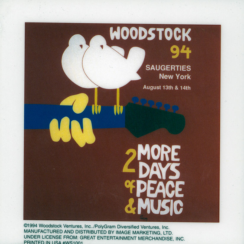 Woodstock Classic Sticker - HalfMoonMusic