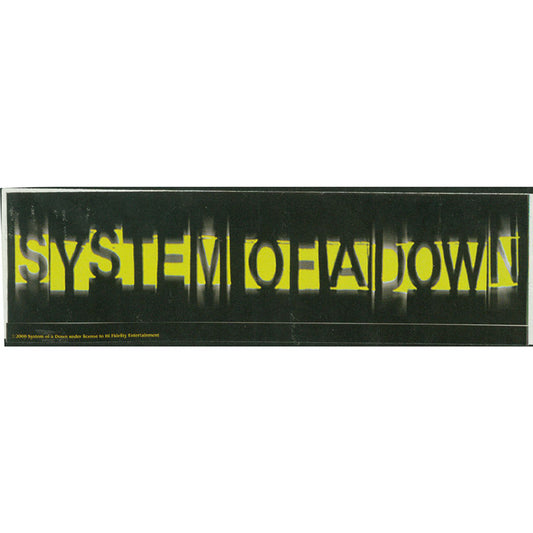 System Of A Down Sticker - HalfMoonMusic
