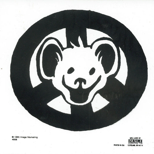 Peace Sign Dancing Bear Sticker - HalfMoonMusic