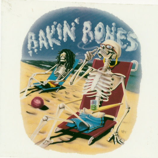 Bakin' Bones Sticker - HalfMoonMusic