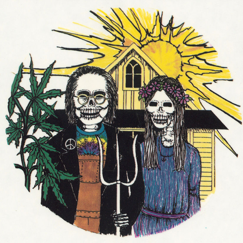 Gothic Dead Sticker - HalfMoonMusic
