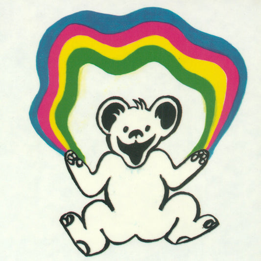 Rainbow Dancing Bear Sticker - HalfMoonMusic