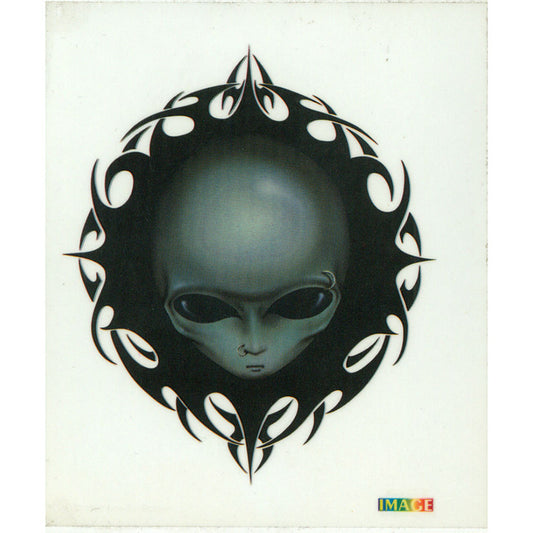 Alien Head Sticker - HalfMoonMusic