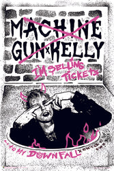 Tickets To My Downfall MGK Poster - HalfMoonMusic
