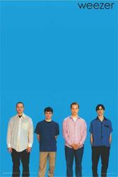 Weezer Blue Poster - HalfMoonMusic