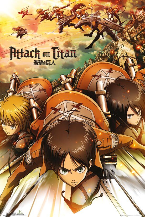 Attack on Titan - Attack Poster - HalfMoonMusic