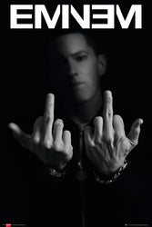 Eminem Finger Poster - HalfMoonMusic