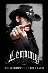 Lemmy (49% Mofo) Poster - HalfMoonMusic
