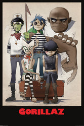 Gorillaz Family Portrait Poster - HalfMoonMusic