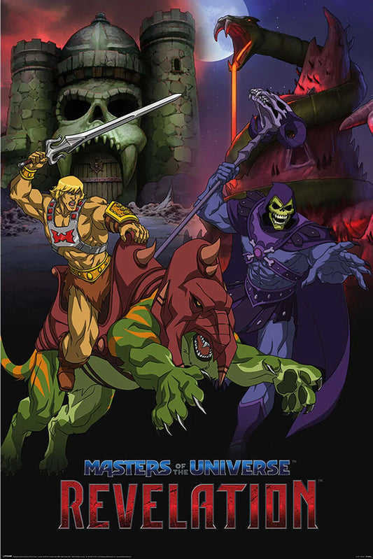 Masters of the Universe - Revelation Good vs Evil Poster - HalfMoonMusic