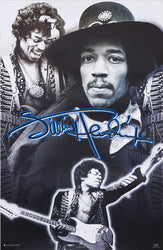 Jimi Hendrix Montage Poster - HalfMoonMusic