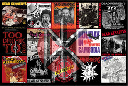 Dead Kennedy's Collage Poster - HalfMoonMusic