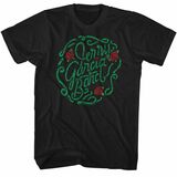 Mens Jerry Garcia Vine Text T-shirt - HalfMoonMusic