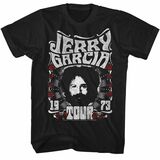 Mens Jerry Garcia 1973 Tour T-shirt - HalfMoonMusic