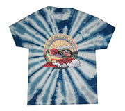 Grateful Dead Casey Jones Tie-Dye Youth T-Shirt - HalfMoonMusic