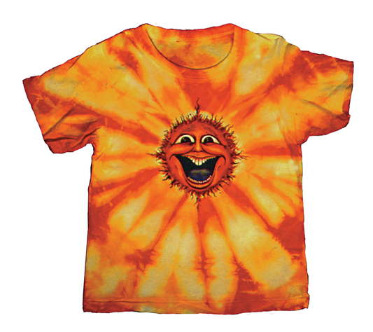 Sunface Tie-Dye Youth T-Shirt - HalfMoonMusic