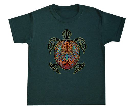 Celtic Sea Turtle Youth T Shirt - HalfMoonMusic
