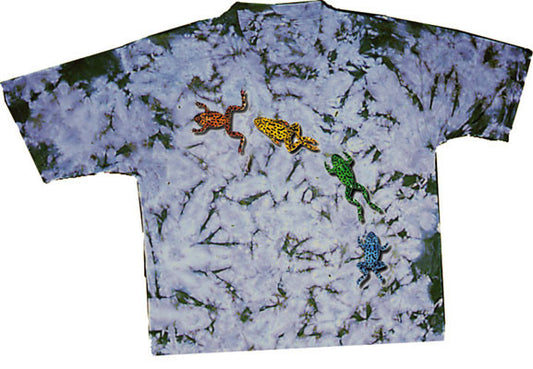 Frog Tie Dye T-Shirt - HalfMoonMusic