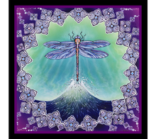Dragonfly Mike DuBois Art Print - HalfMoonMusic
