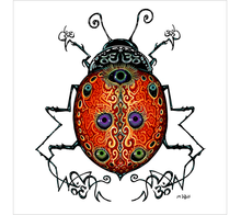 Omeye Bug Mike DuBois Art Print - HalfMoonMusic