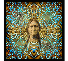 Sitting Bull Mike DuBois Art Print - HalfMoonMusic