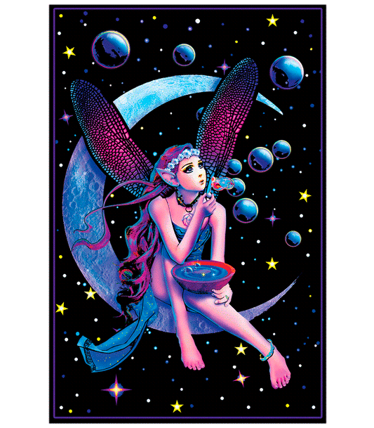 Fairy Dream Blacklight Poster - HalfMoonMusic