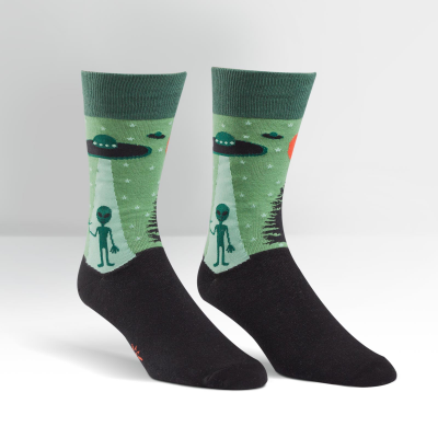 Mens I Believe Crew Socks - HalfMoonMusic