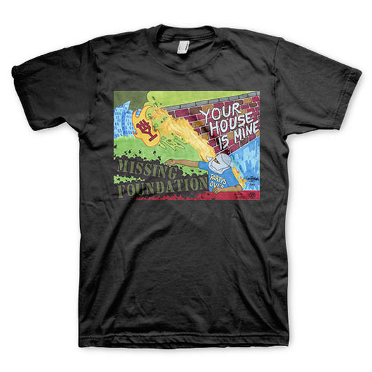 Mens Missing Foundation by SMITH T-shirt - HalfMoonMusic