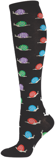 Womens Knee High Snail Socks - HalfMoonMusic