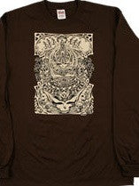 Grateful Dead Aiko Brown LS T-shirt - HalfMoonMusic