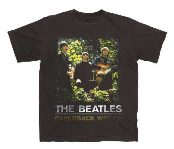 Mens The Beatles Paperback Writer T-Shirt - HalfMoonMusic