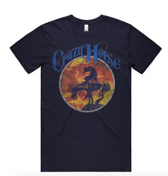 Mens Neil Young Crazy Horse T-Shirt - HalfMoonMusic