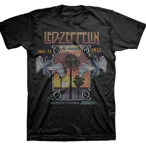 Mens Led Zeppelin Inglewood T-Shirt - HalfMoonMusic
