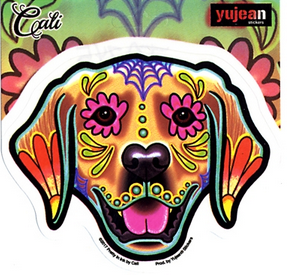 Golden Retriever Sticker - HalfMoonMusic