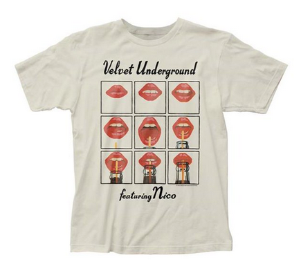 Mens Velvet Underground Featuring Nico T-Shirt - HalfMoonMusic